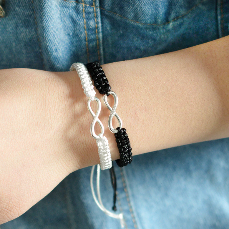Braided Infinity Adjustable Bracelet Unisex