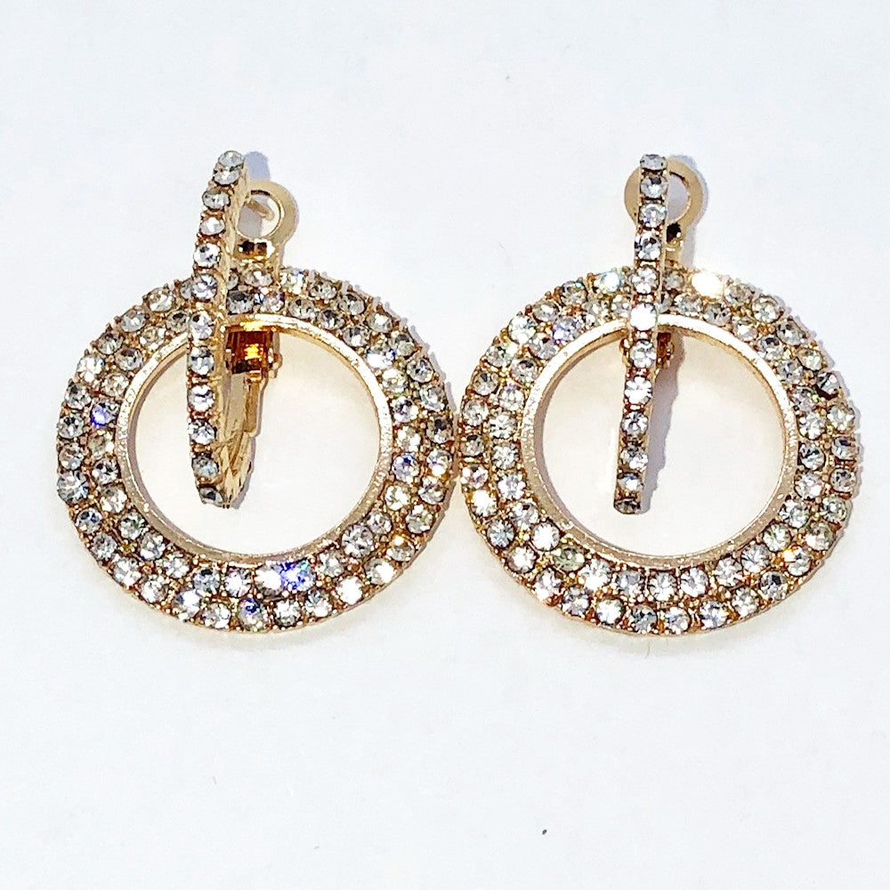 Supreme Shine Double Circle Earrings