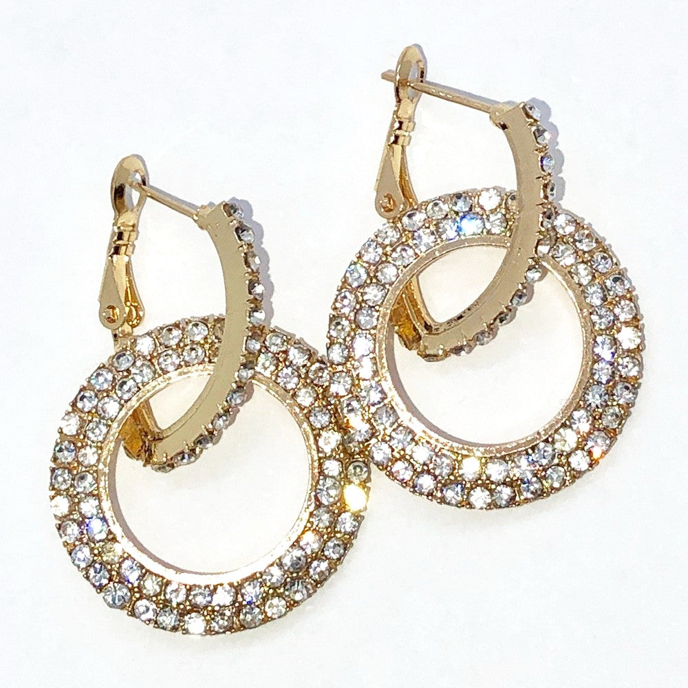 Supreme Shine Double Circle Earrings