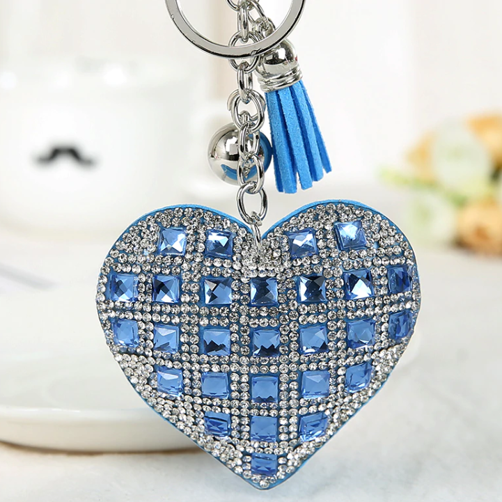 Keys To The Kingdom Heart Purse Charm Keychain