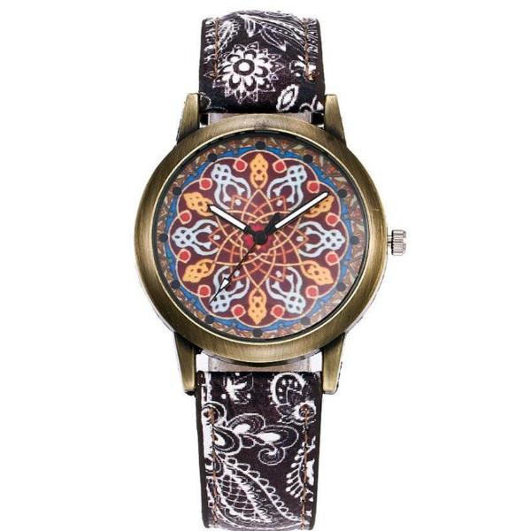 Paisley Print Ladies Wrist Watch for Women or Men