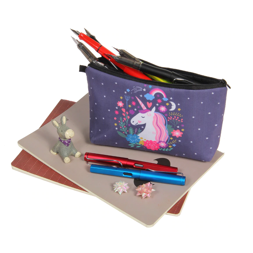 Graphic Design Zipper Pouch Clutch For Woman