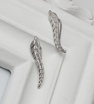 Fine Feathers Ear Climbers Earrings for Women