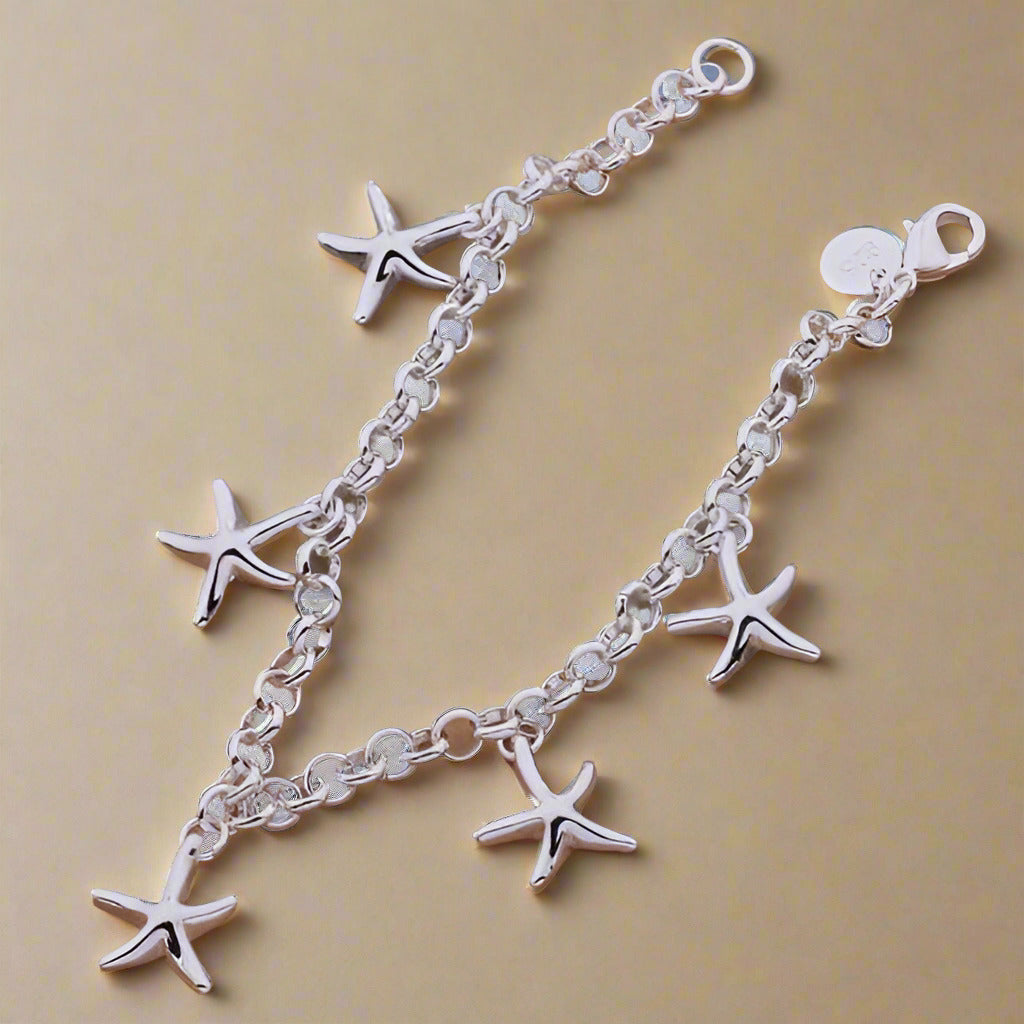 Starfish Silver Matching Set for Woman