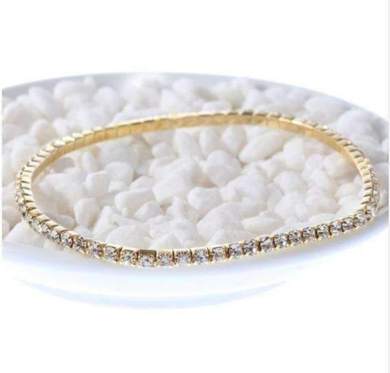 Feshionn IOBI Anklets Rhinestone Stretch Anklet In Three Color Choices