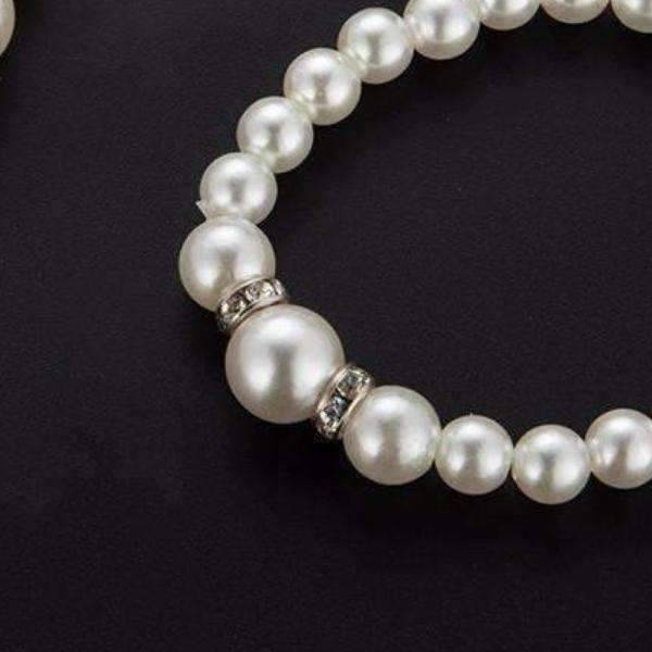 Feshionn IOBI bracelets ON SALE - Ivory Pearl Bead and Crystal Accented Bracelet