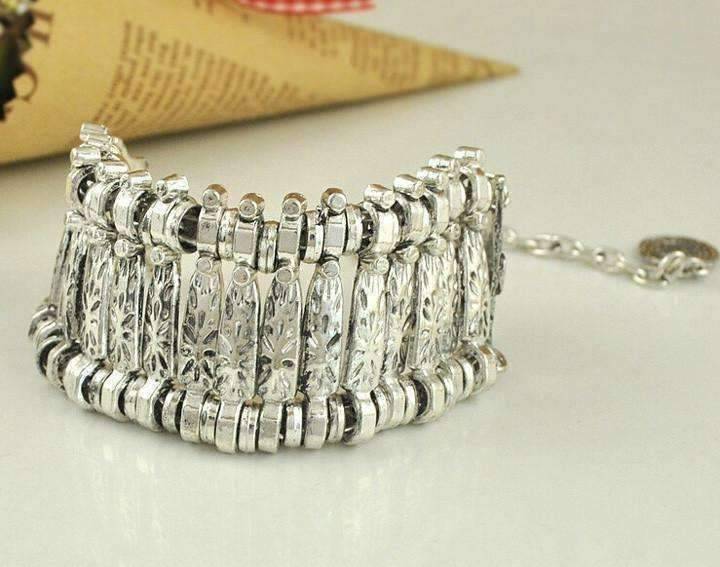 Feshionn IOBI bracelets Vintage Turkish Coin Link Medallion Bracelet