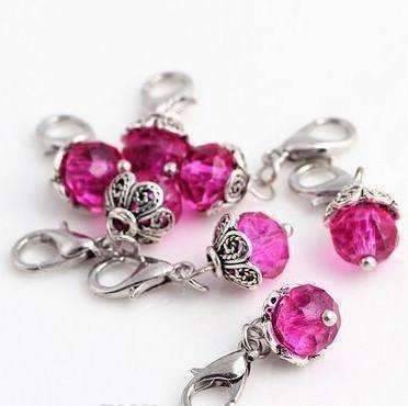 Feshionn IOBI Charms Dangling Bead Accent Crystals for Story of My Life Charm Lockets 5mm - 11 Colors to Choose!!