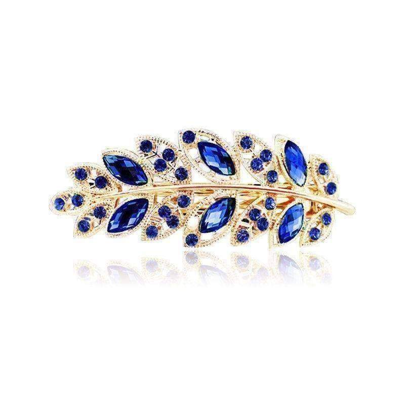 Feshionn IOBI Hair Jewelry Laurel Leaf Gold Hair Barrette 6 Fashionable Colors to Choose!