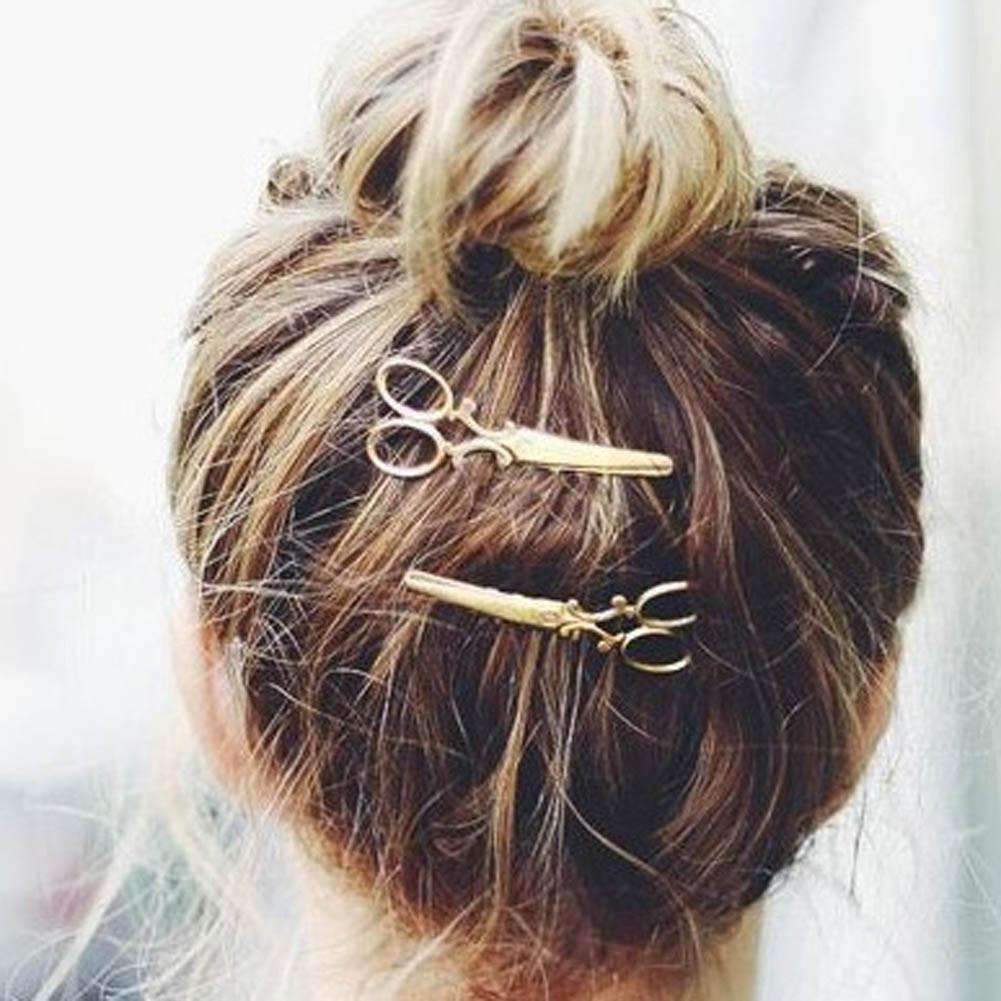 Feshionn IOBI Hair Jewelry Vintage Victorian Scissors Hair Clip Barrette