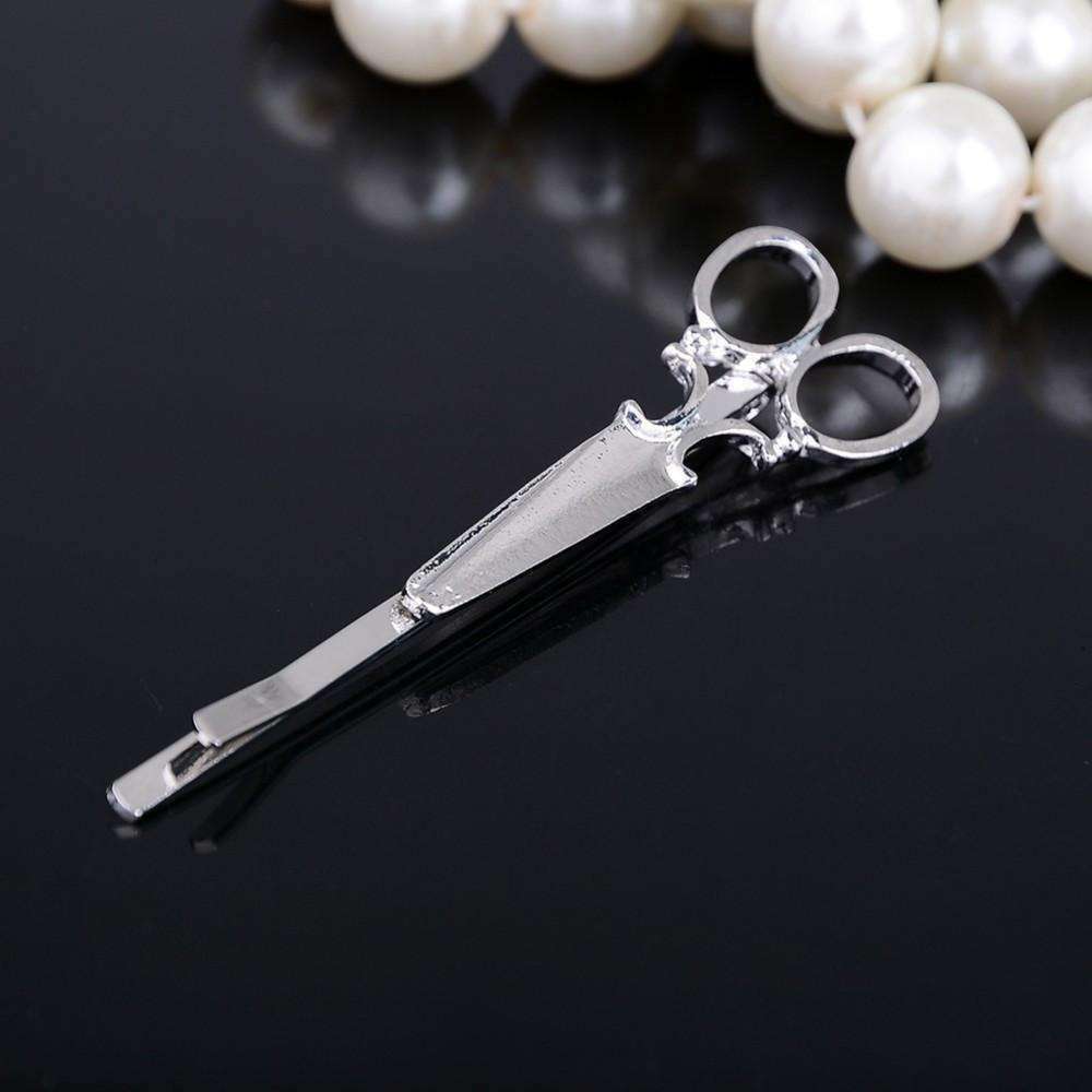 Feshionn IOBI Hair Jewelry Vintage Victorian Scissors Hair Clip Barrette