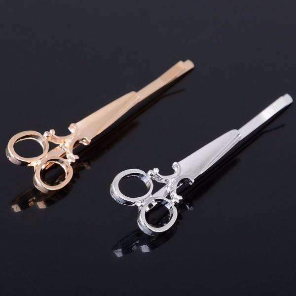 Feshionn IOBI Hair Jewelry Vintage Victorian Scissors Hair Clip Barrette