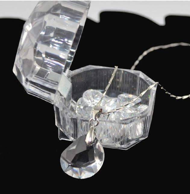 Feshionn IOBI Necklaces Princess Drop Austrian Crystal Necklace