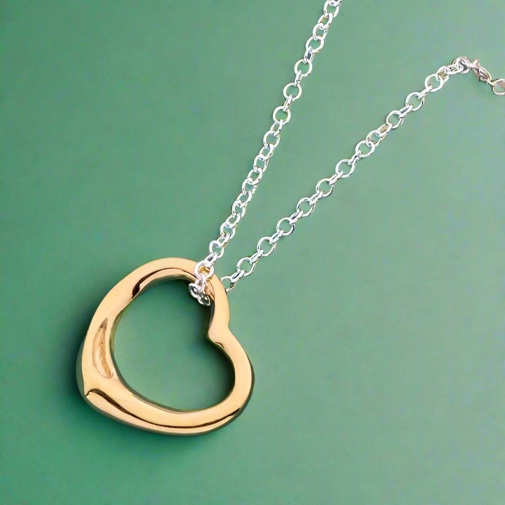 Feshionn IOBI Necklaces Yellow Gold Sweet Heart Necklace - Choose your color