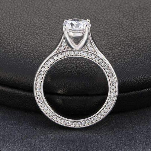 Feshionn IOBI Rings CLEARANCE - French Cathedral Set 1.25ct CZ Solitaire Engagement Ring