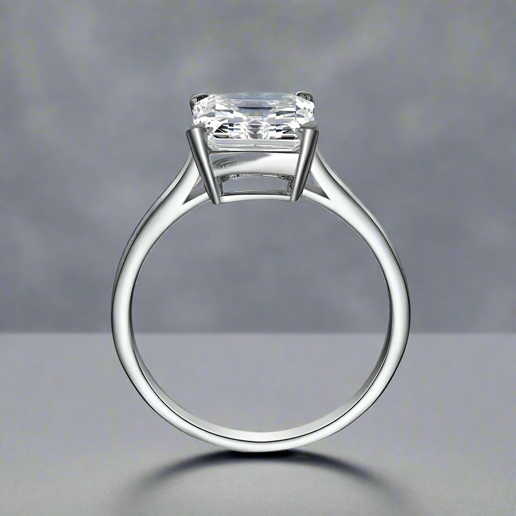 Feshionn IOBI Rings Indira 3CT Princess Cut Solitaire IOBI Cultured Diamond Ring