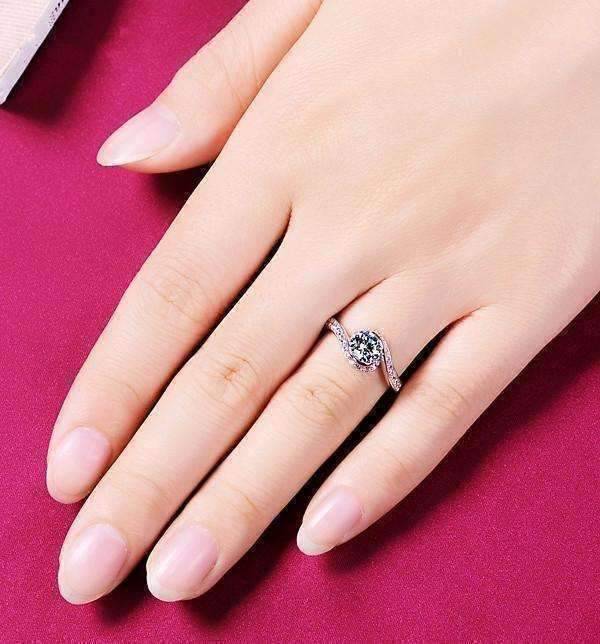 Feshionn IOBI Rings ON SALE - "Soul Expression" 1.2 CT Round Simulated Diamond Ring