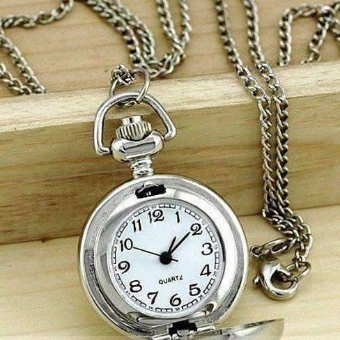 Feshionn IOBI Watches Horse Mini Pocket Watch Long Necklace