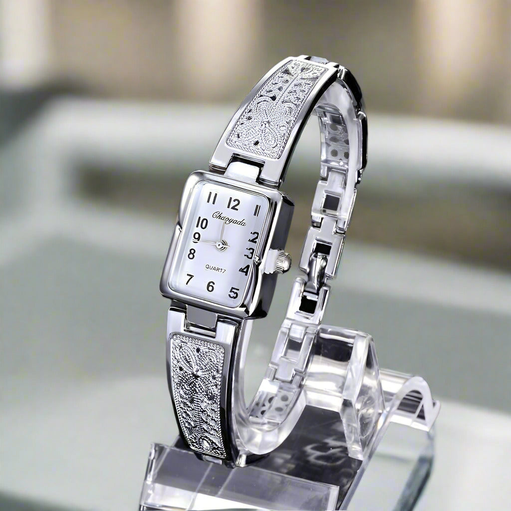 Feshionn IOBI Watches Silver ON SALE - Art Deco Filigree Ladies Watch Silver or Gold