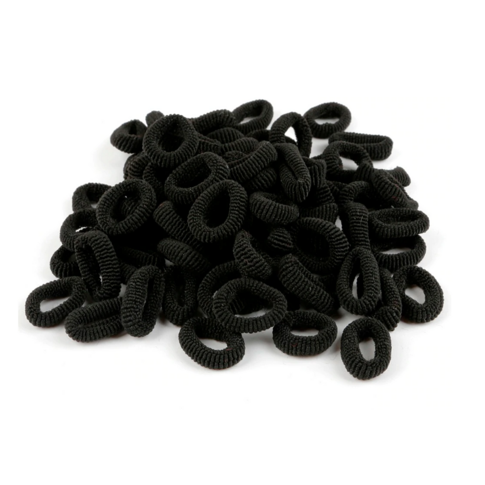 Hair Bands Elastics Ties for Baby Girls Colorful Set Tiny Soft Rubber Bands for Kids Women, Durable Hair accessories