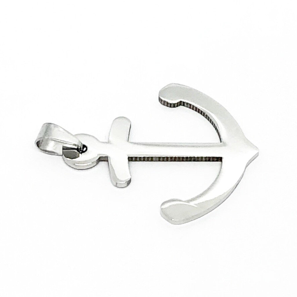 Traditional Sailor's Anchor Stainless Steel Necklace