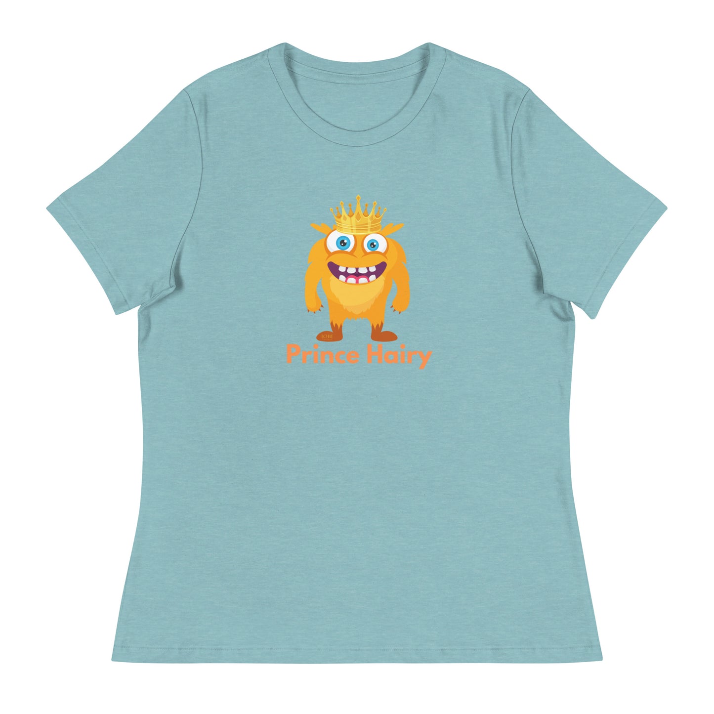 Women's Relaxed Soft & Smooth Premium Quality T-Shirt Prince Harry Design by IOBI Original Apparel