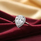 Fiona 4 Ct Pear-Cut Halo OB Simulated Diamond Ring for Women – Bridal Engagement Wedding