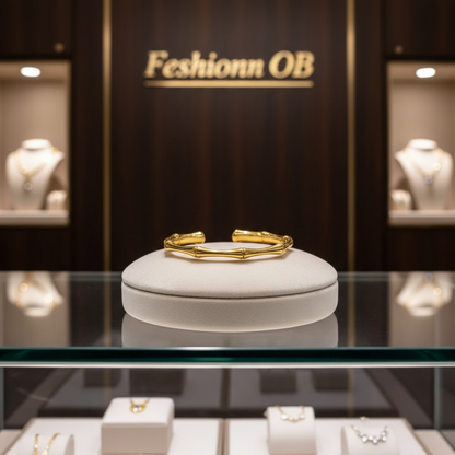 OB BAMBOO Bangle Bracelet Cuff Design for Women