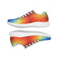 DASH Geo Rainbow Men’s Athletic Shoes Lightweight Breathable Design by OB Original Apparel