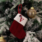 Red Letters Embroidery Hanging Socks Christmas Ornametns