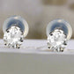 Genuine 0.22CTW Diamond Stud Earrings 14K White Gold by OB