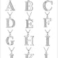 Little Letters CZ Accented Initials Necklace for Women