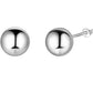 Bead Ensemble Silver Matching Set Ball Studs Classic for Woman Female of Any Age Special Occasion Holiday Birthday Anniversary