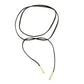 Black Velvet Wrap Necklace