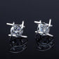 Captured Crystals Square Earrings
