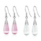 Opalescent Cat Eye Waterdrop Dangling Hook Earrings