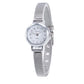 Facets of Time Thin Mesh Band Watch