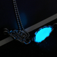 Glow in The Dark Filigree Locket Necklace