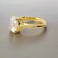 Nia D’Oro 2CT Oval Solitaire OB Simulated Diamond Ring for Women