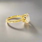 Nia D’Oro 2CT Oval Solitaire OB Simulated Diamond Ring for Women