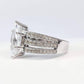 Helena 3CT Marquise Cut Triple Pavé Band OB Simulated Diamond Ring for Women Bridal Engagement Wedding Anniversary Gift