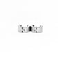 Wide Greek Key Stainless Steel Huggie Hoop Earrings