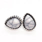 Bohemia Marbled Pear Stud Earrings