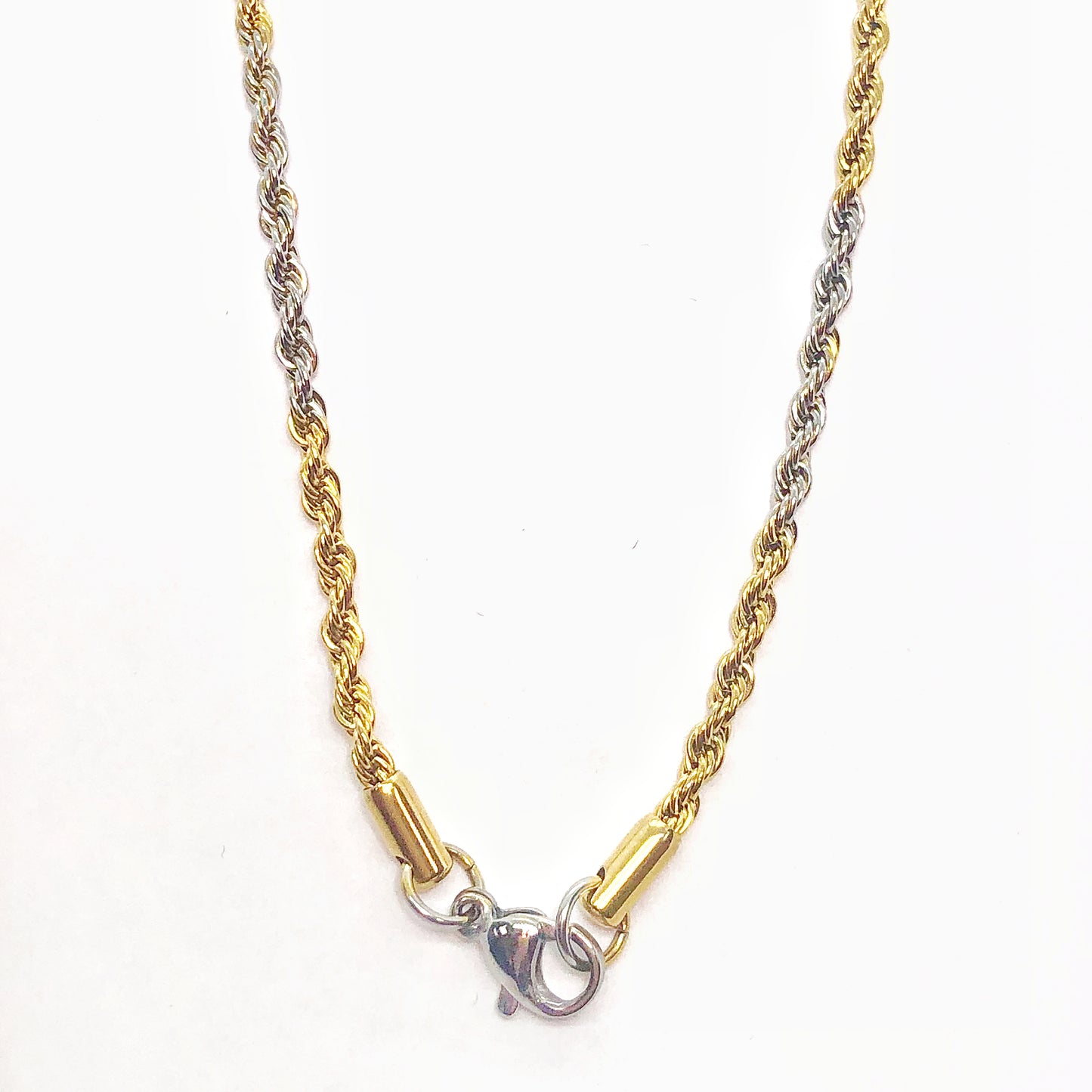 feshionn-iobi-18-inch-alternating-two-tone-stainless-steel-rope-chain