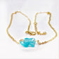 Dainty Chic Elephant Shape Aqua Necklace Special Occasion & Everyday Wear for Women