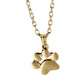 Small Paws Print Necklace for Pet Lovers Cute Gift