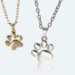 Small Paws Print Necklace for Pet Lovers Cute Gift