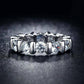 Eternal Bliss 11 Stone Bar Set CZ Eternity Band for Women