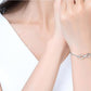 14K Gold CZ Accented Infinity Symbol Bracelet in White or Rose Gold for Woman Any Occasion Holiday Birthday