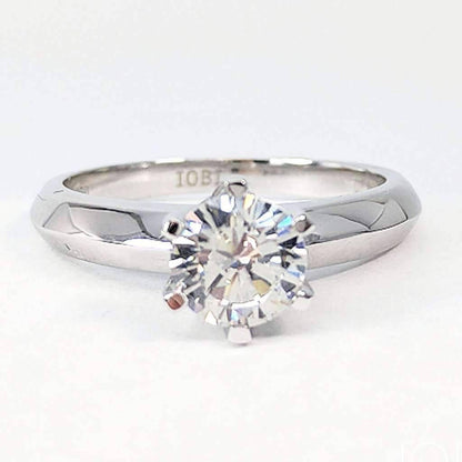 Juliette 1CT Round Cut OB Simulated Diamond Solitaire Ring – Bridal, Engagement, Wedding, Anniversary Gift for Women